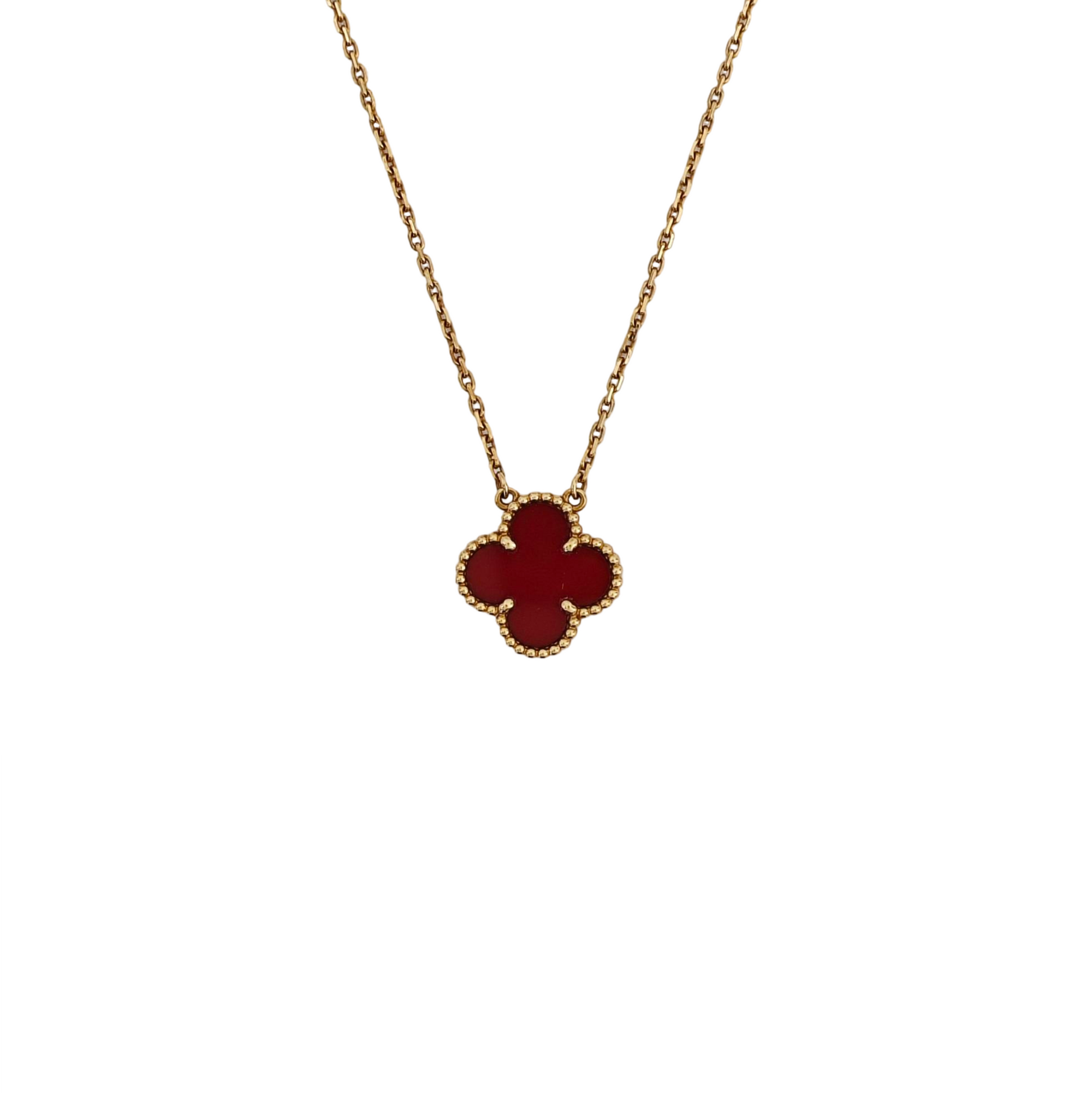 Vintage Alhambra 18k Gold Necklace