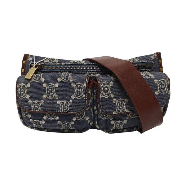 Canvas Belt Bag Blue