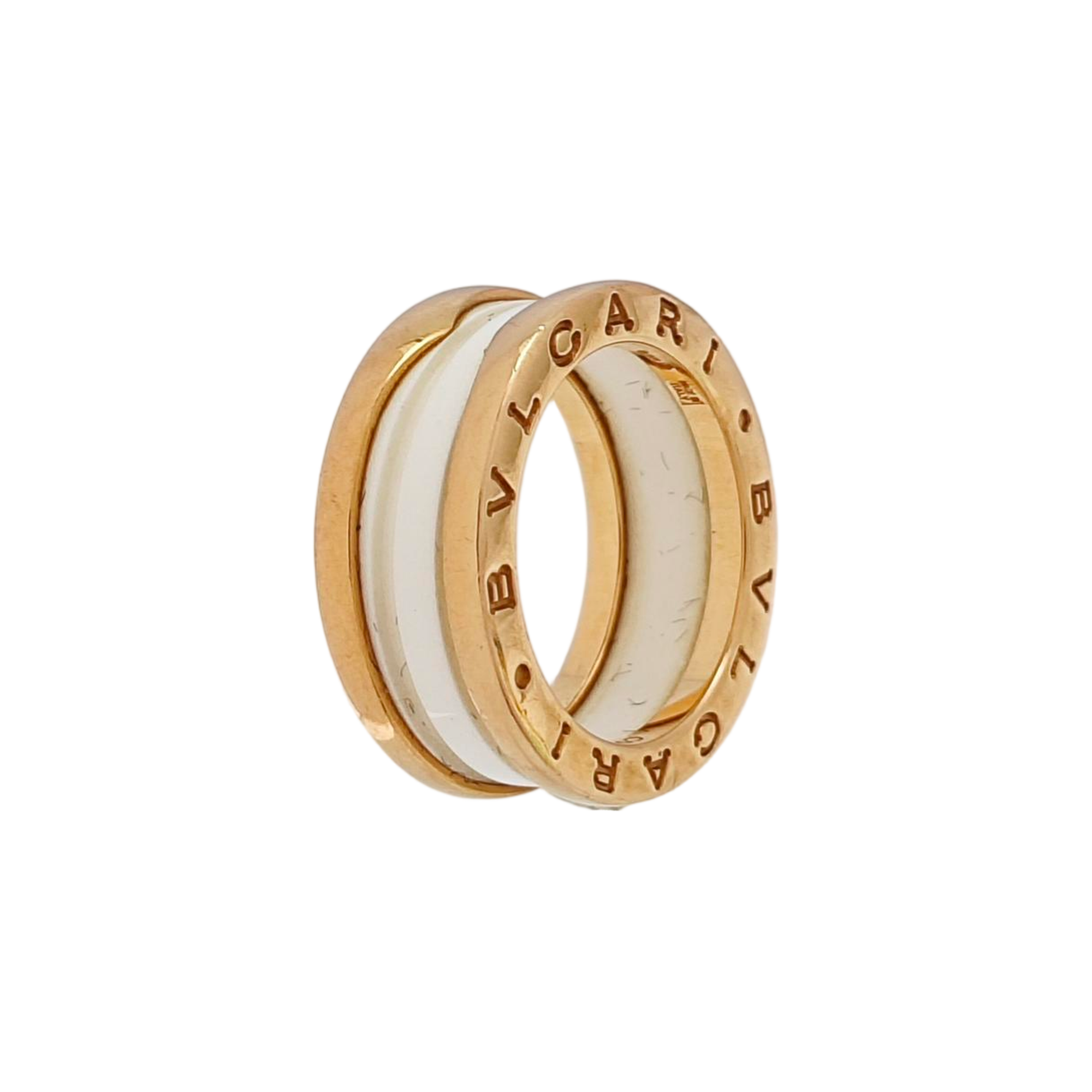 B.ZERO1 18k Rose Gold Ring EU 50