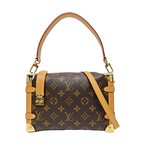 SIDE TRUNK MM Monogram Coated Canvas Brown