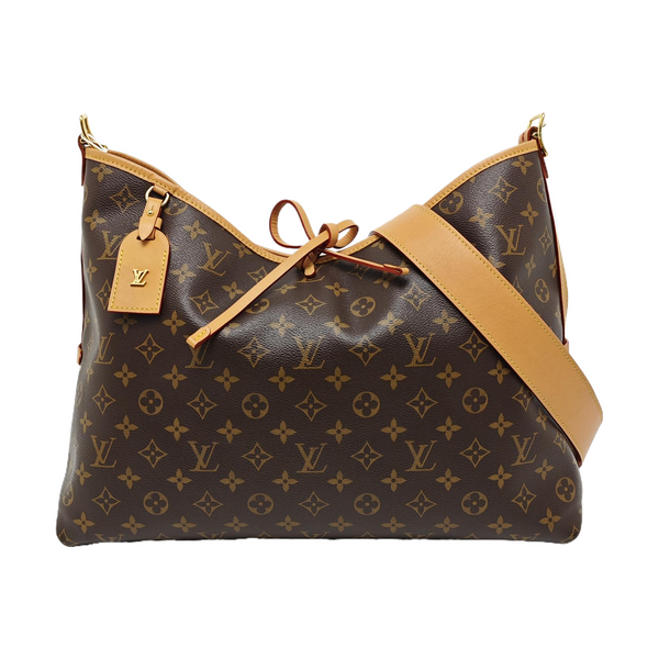 CARRYALL MM Monogram Coated Canvas Brown