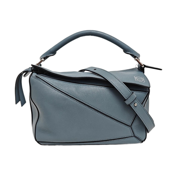Puzzle Small Calfskin Blue