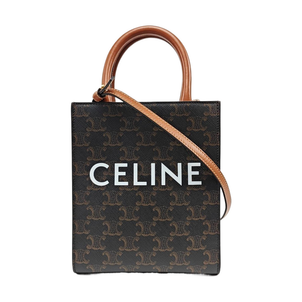 CABAS CELINE Mini Coated Canvas Brown
