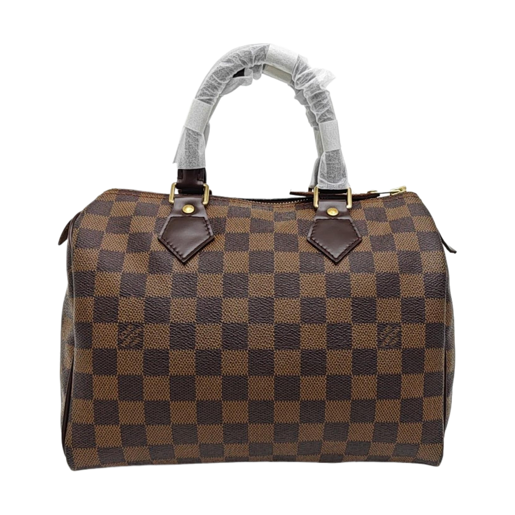 SPEEDY 25 Damier Ebene Coated Canvas Brown