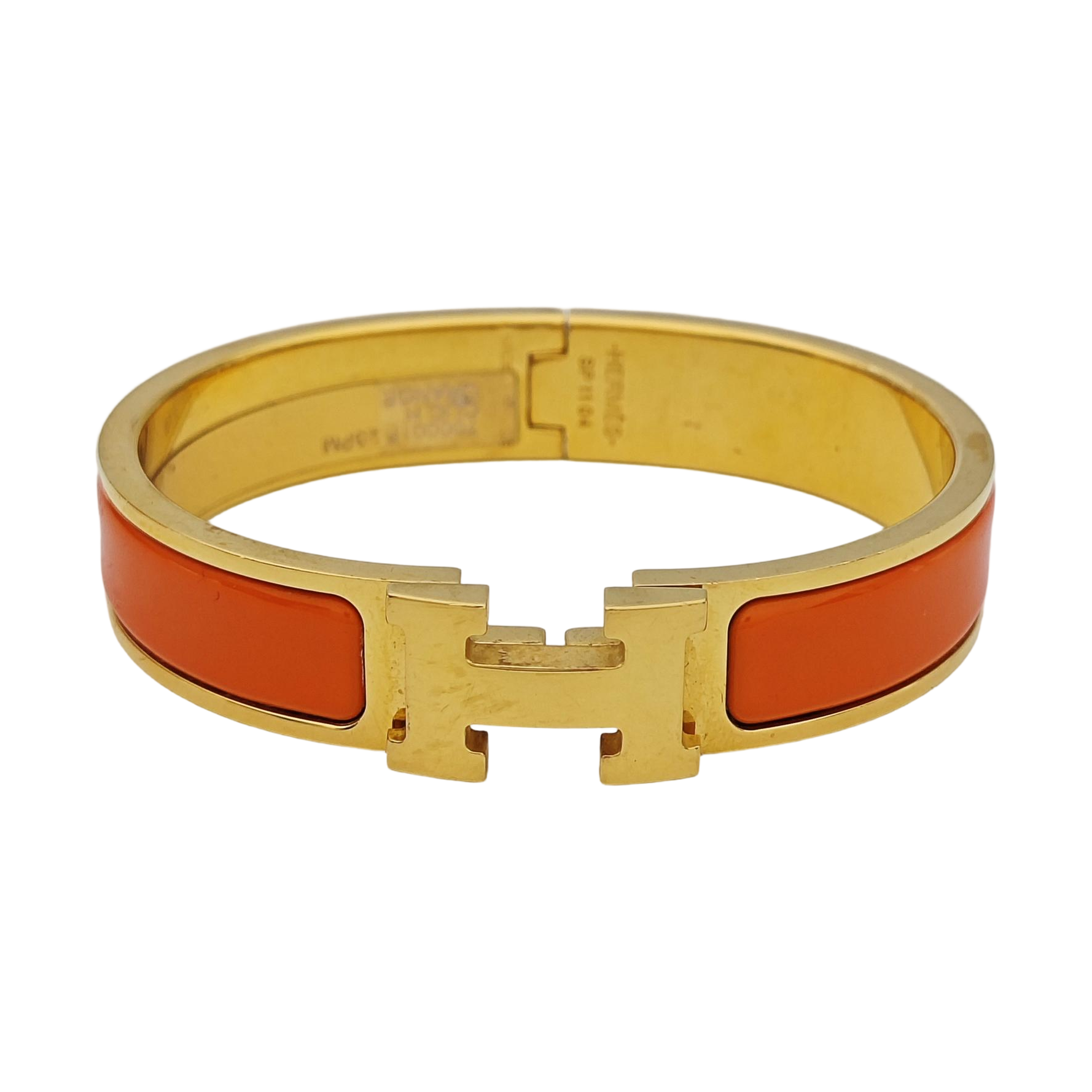 Clic H Metal Gold Bangle