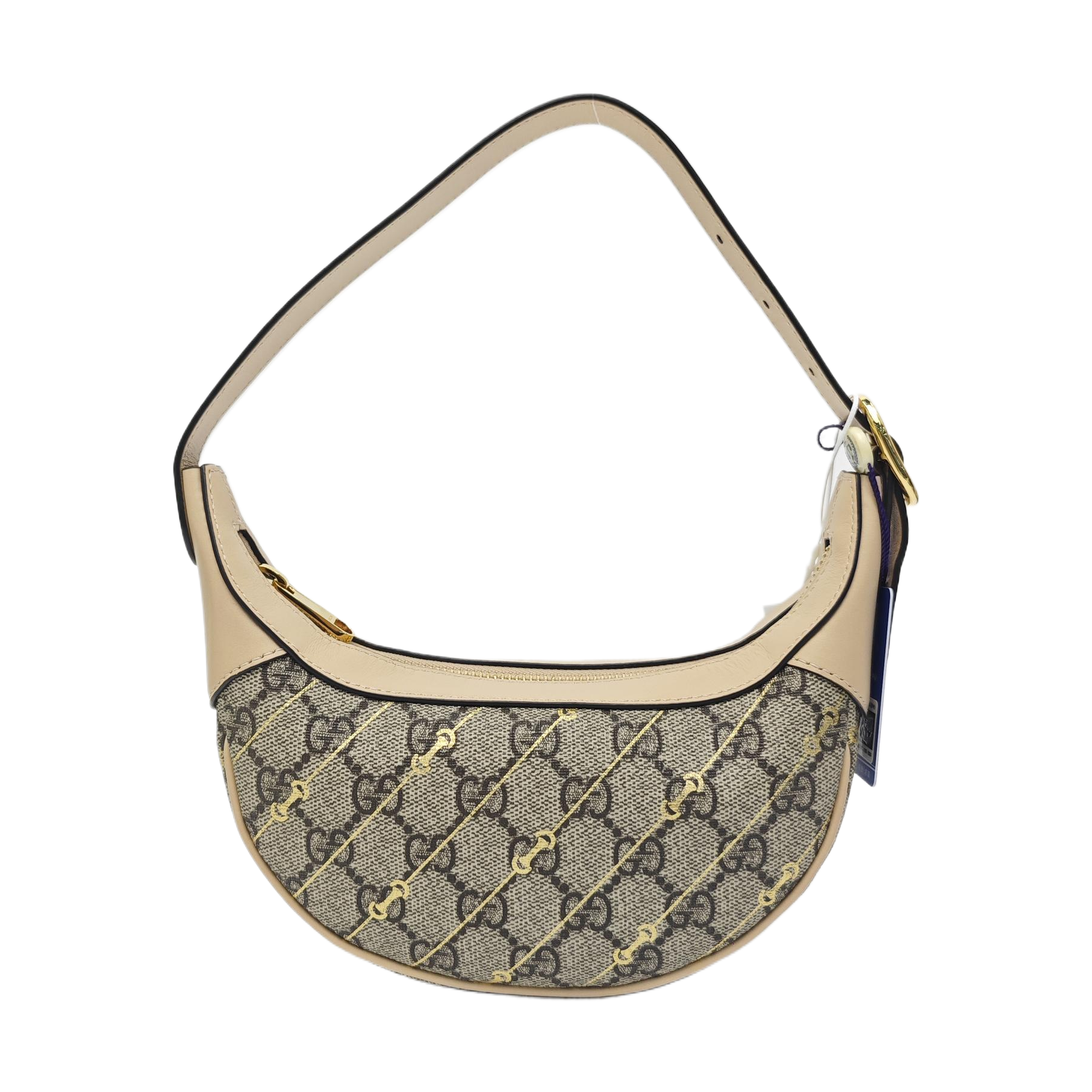 Ophidia Mini Monogram Coated Canvas Beige