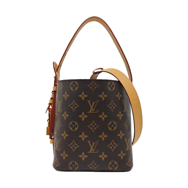 ALL IN Monogram Coated Canvas Brown