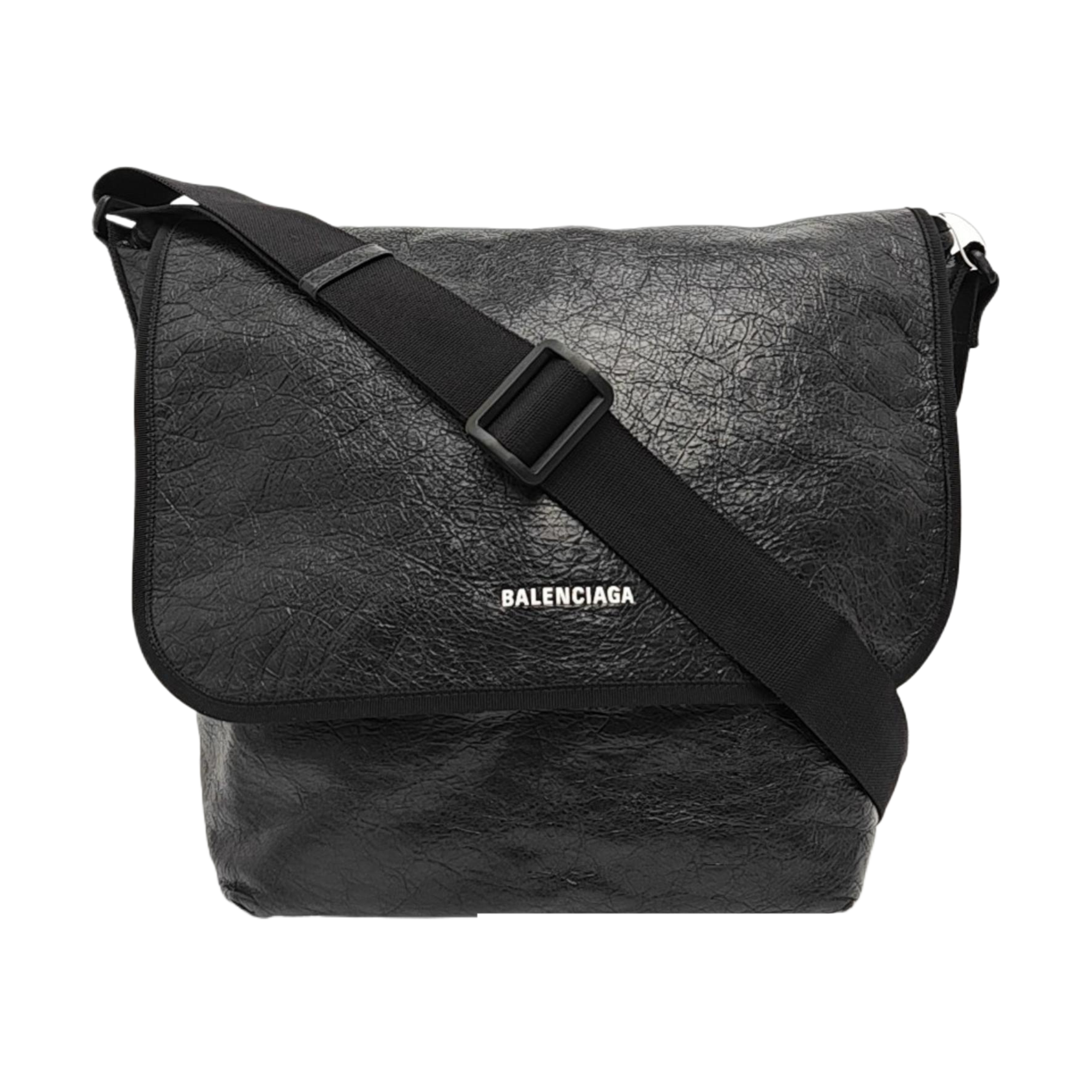 Calfskin Shoulder Bag Black