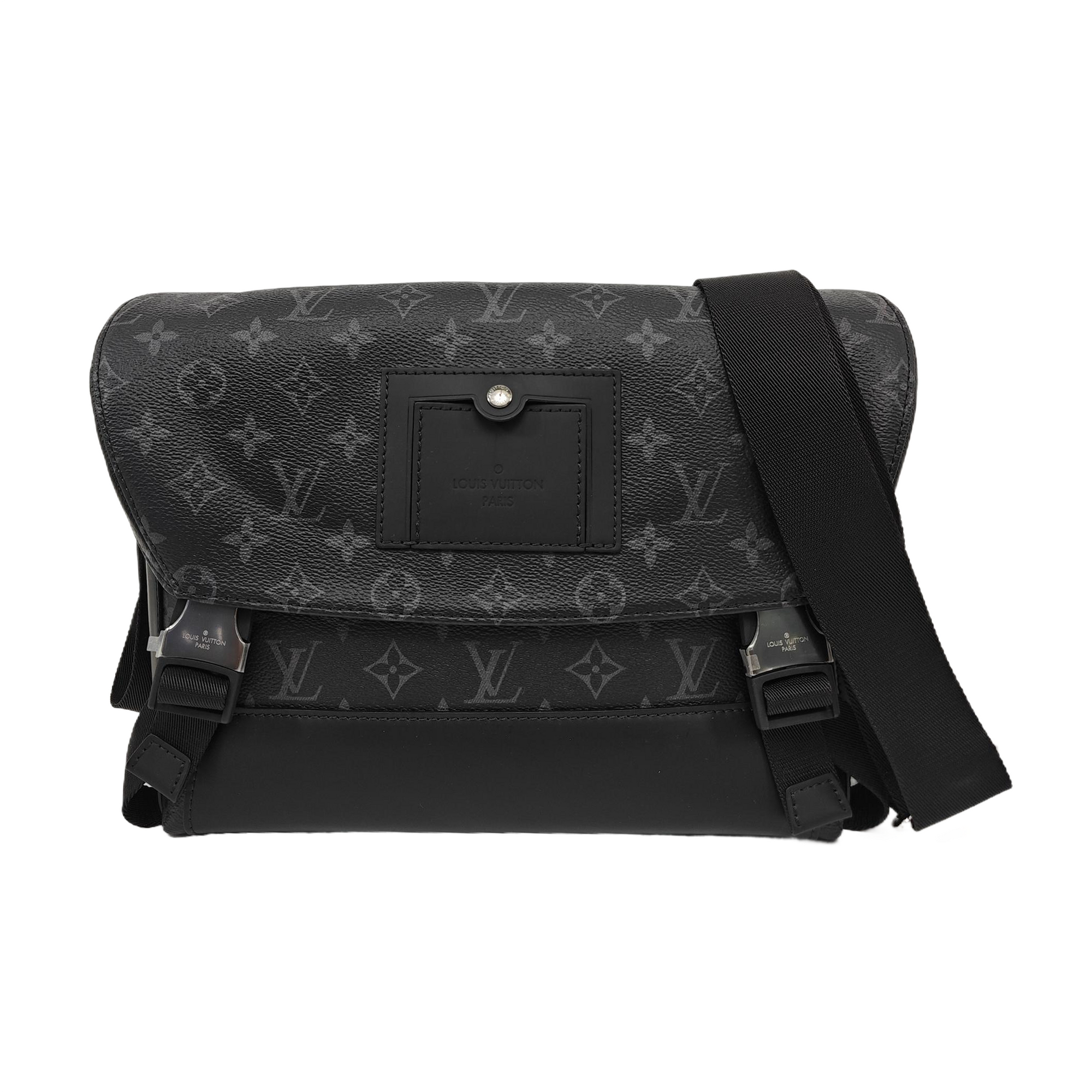 VOYAGER PM Monogram Coated Canvas Black