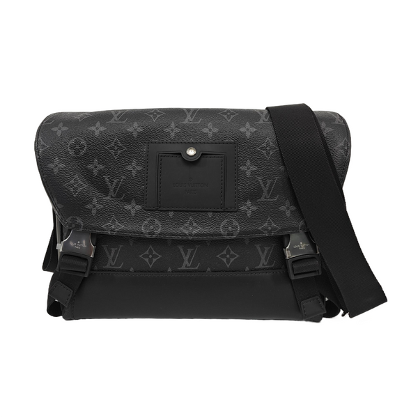 VOYAGER PM Monogram Coated Canvas Black