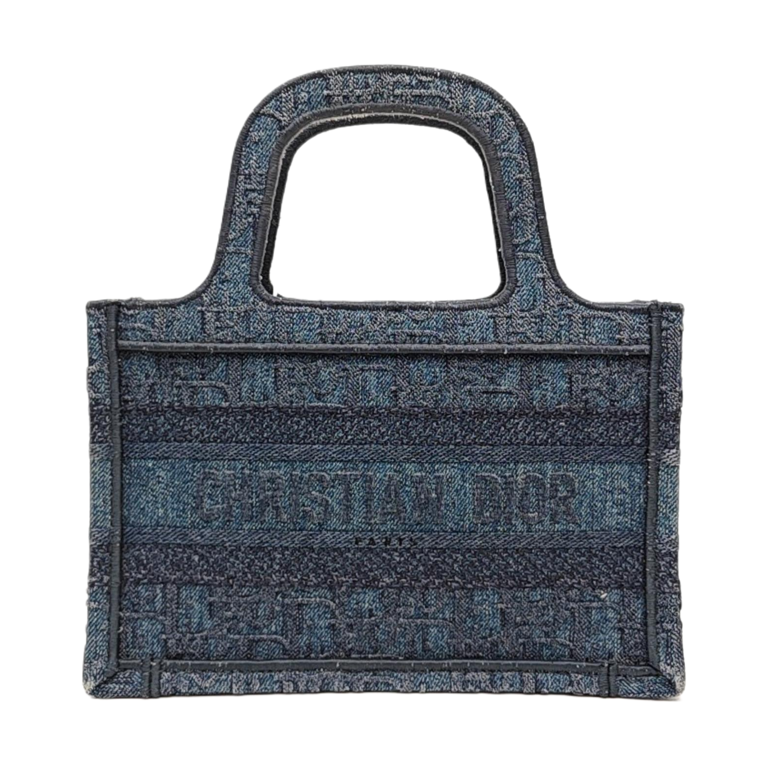 Book Tote Mini Canvas Blue