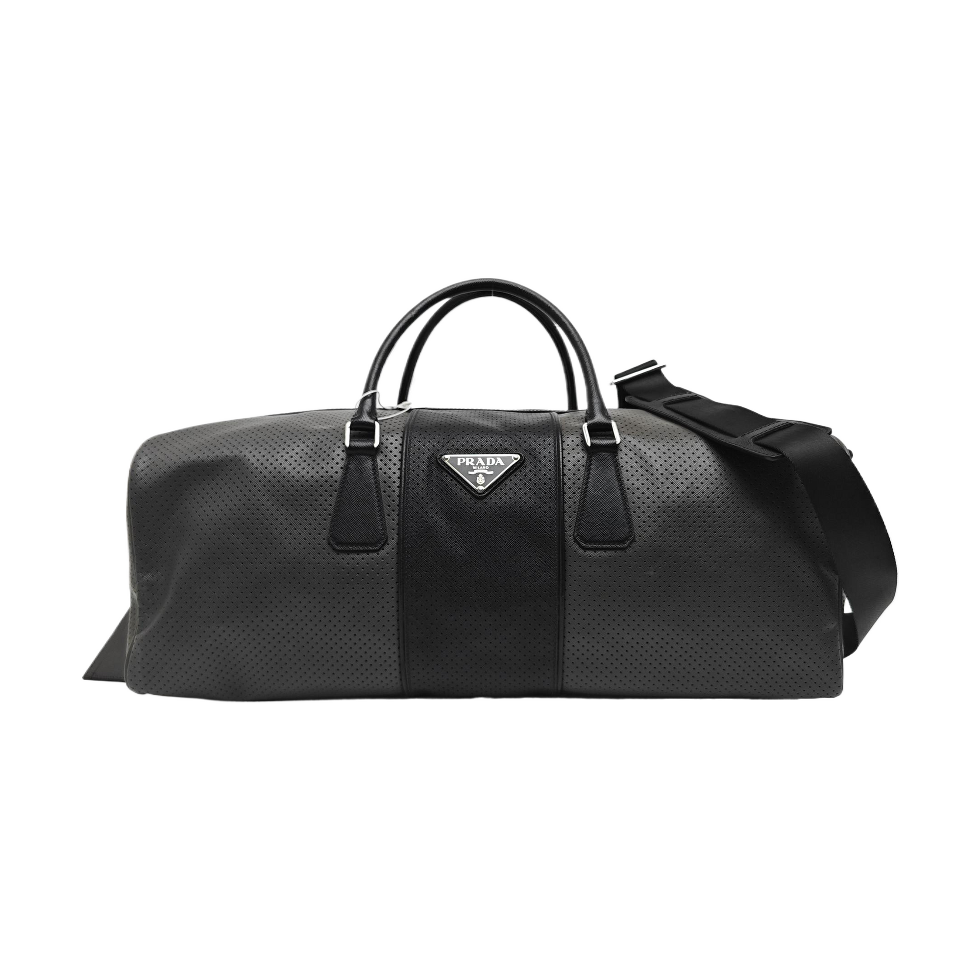 Calfskin Shoulder Bag Gray