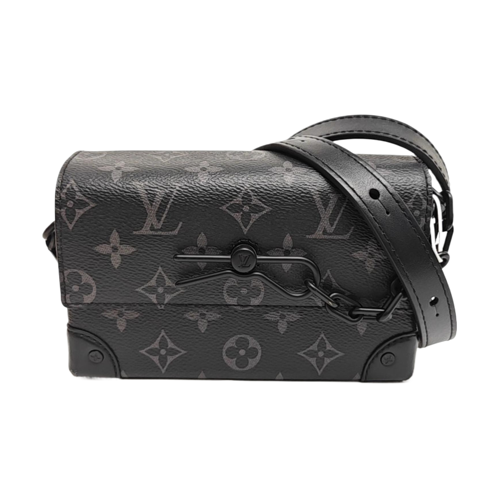 STEAMER Mini Monogram Coated Canvas Black