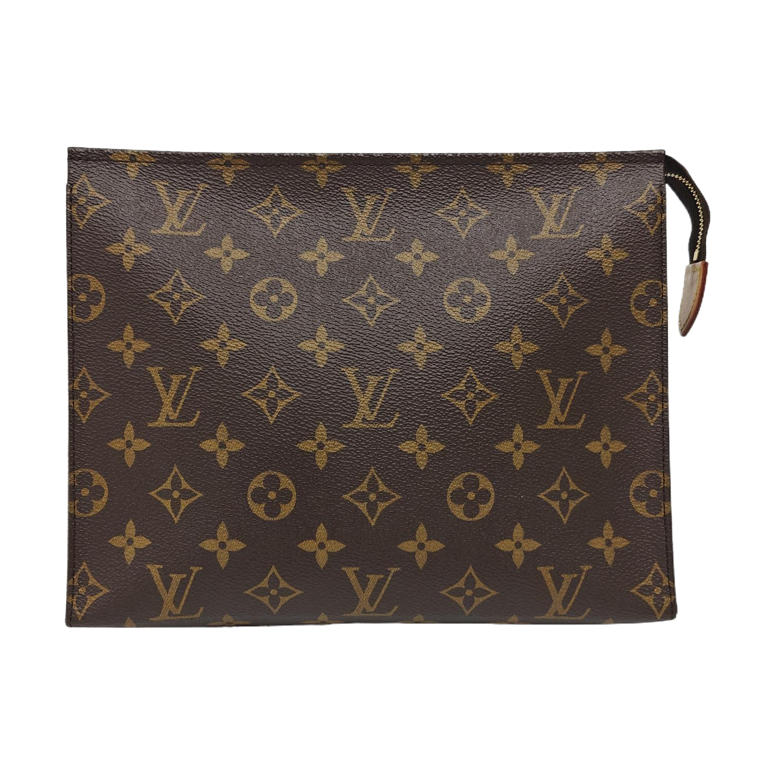 TOILET POCKET 26 Monogram Coated Canvas Brown