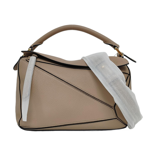 Puzzle Small Calfskin Beige