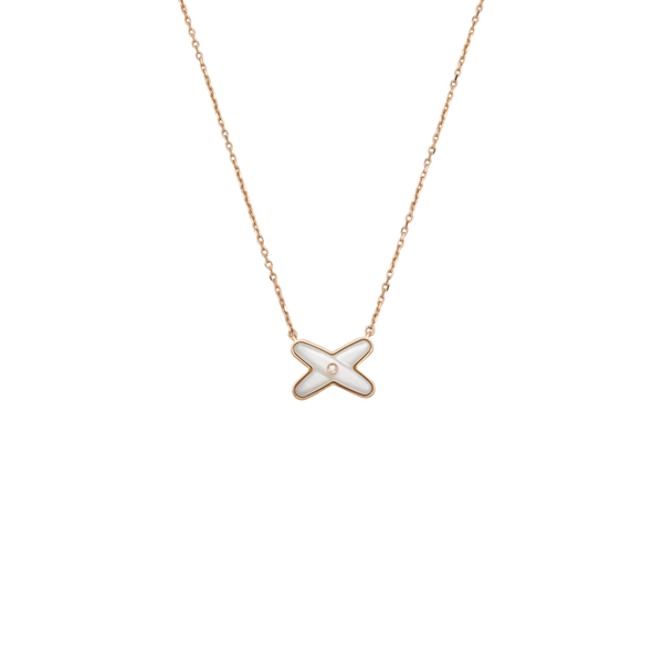 Jeux De Liens 18k Rose Gold Necklace