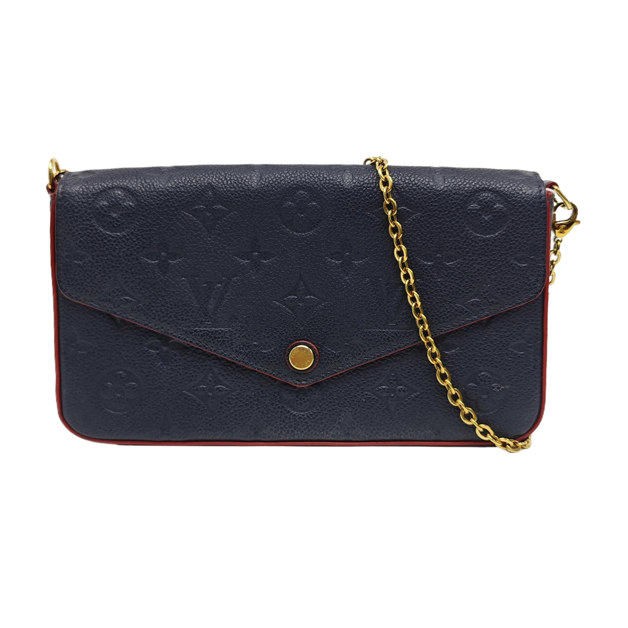 FÉLICIE Monogram Calfskin Blue