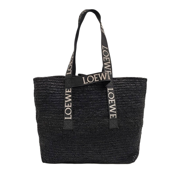 Fold Shopper Super Mini Straw Black