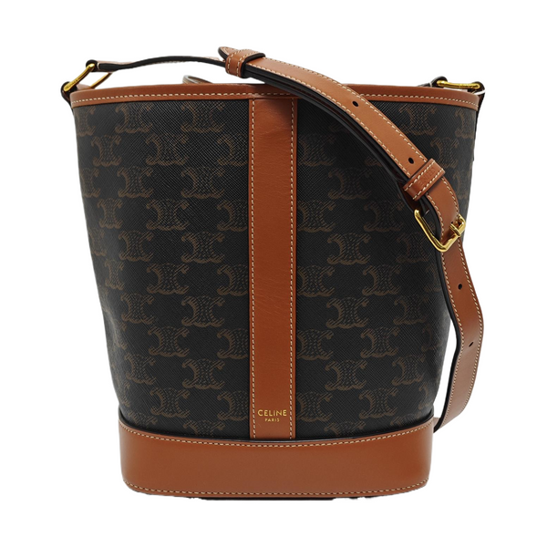 TRIOMPHE CANVAS Small Coated Canvas Brown
