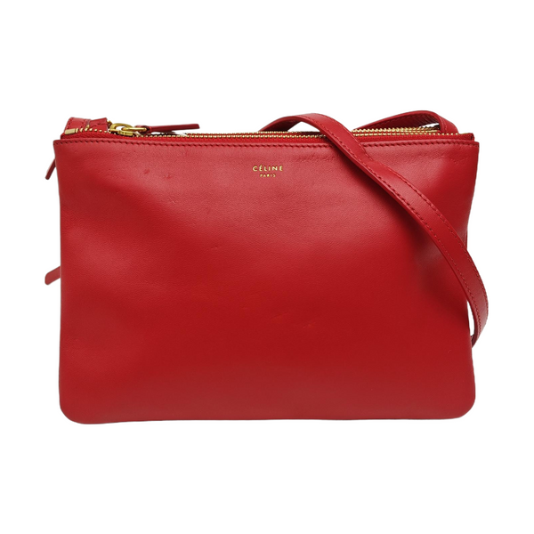 TRIO Small Calfskin Red