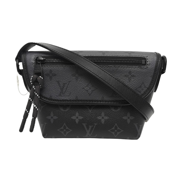 PULSE Mini Monogram Coated Canvas Black