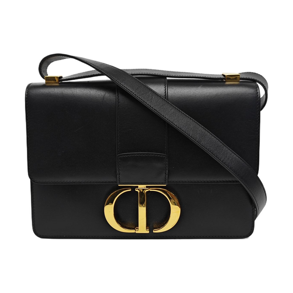 30 Montaigne Calfskin Black