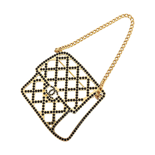 Metal Gold Brooch