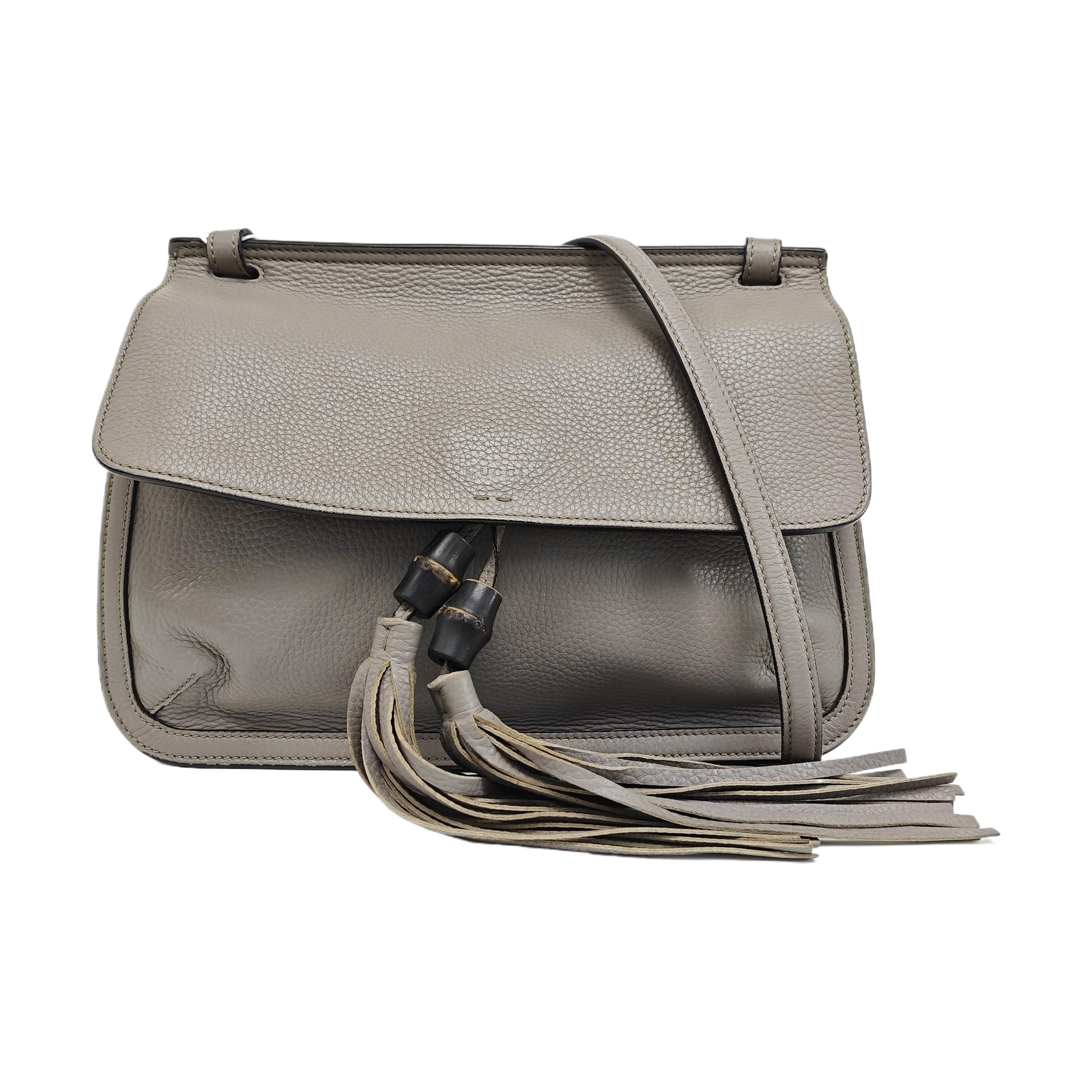 Bamboo 1947 Medium Calfskin Gray