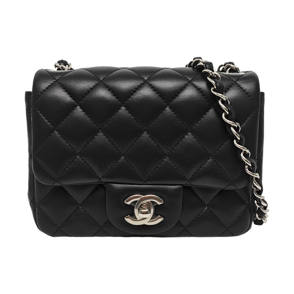 CLASSIC FLAP Mini Quilted Lambskin Black