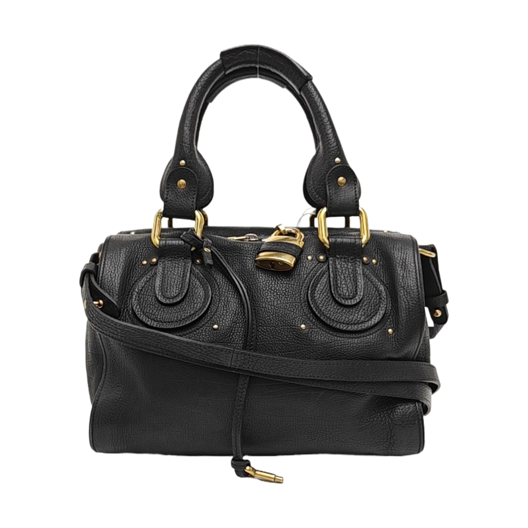 Calfskin Shoulder Bag Black