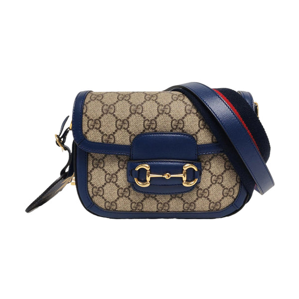 Horsebit 1955 Mini Monogram Coated Canvas Beige