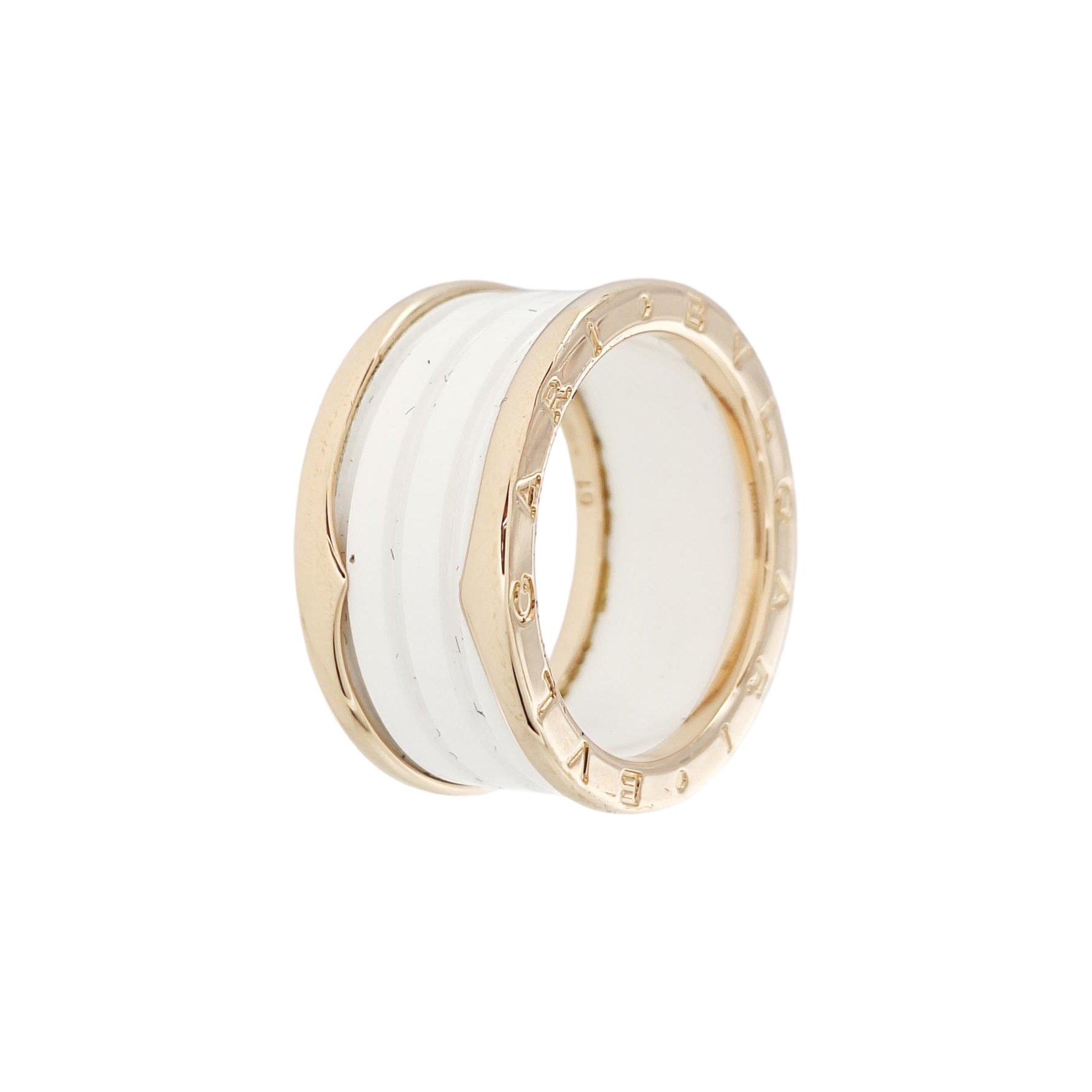 B.ZERO1 18k Rose Gold Ring EU 61