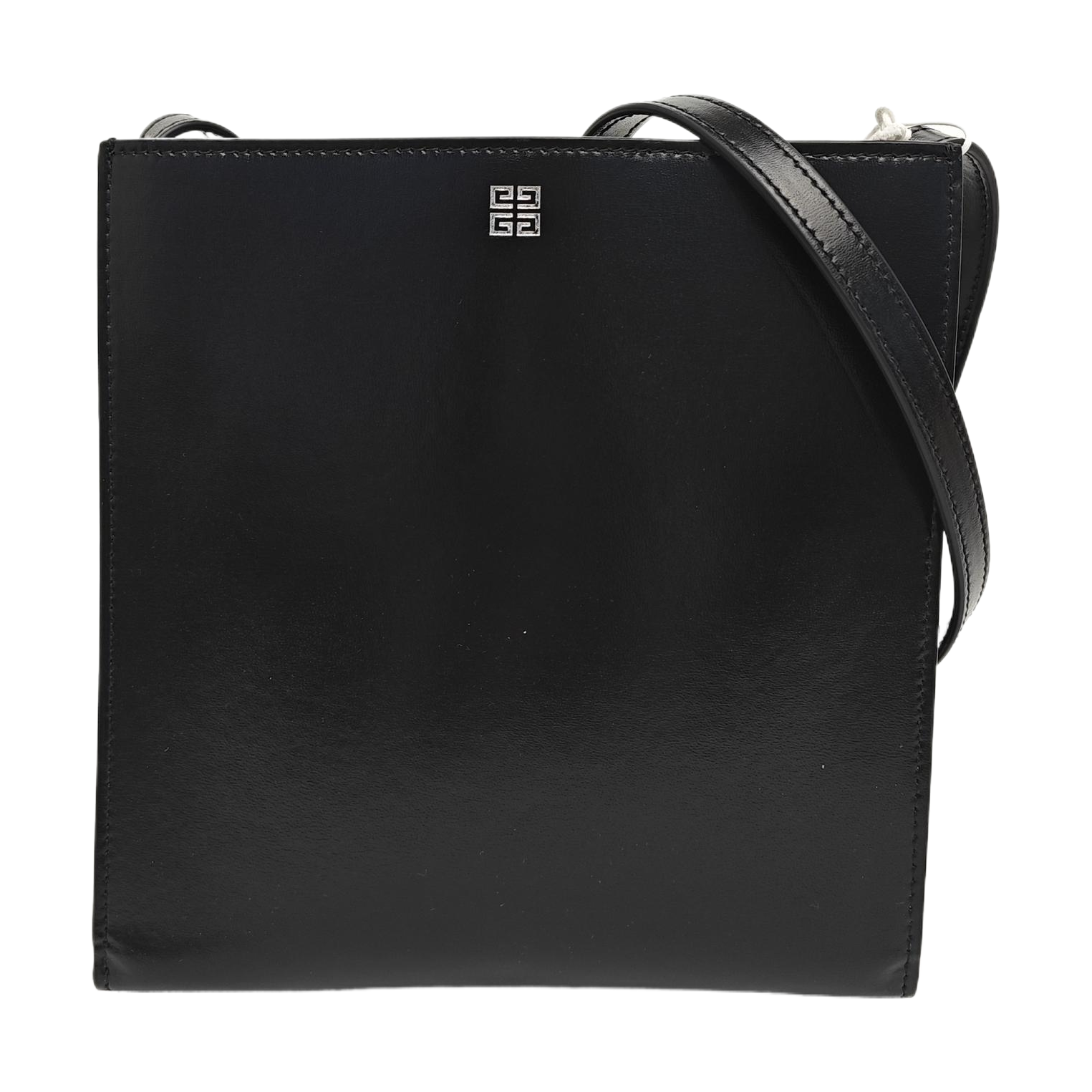 Leather Shoulder Bag Black