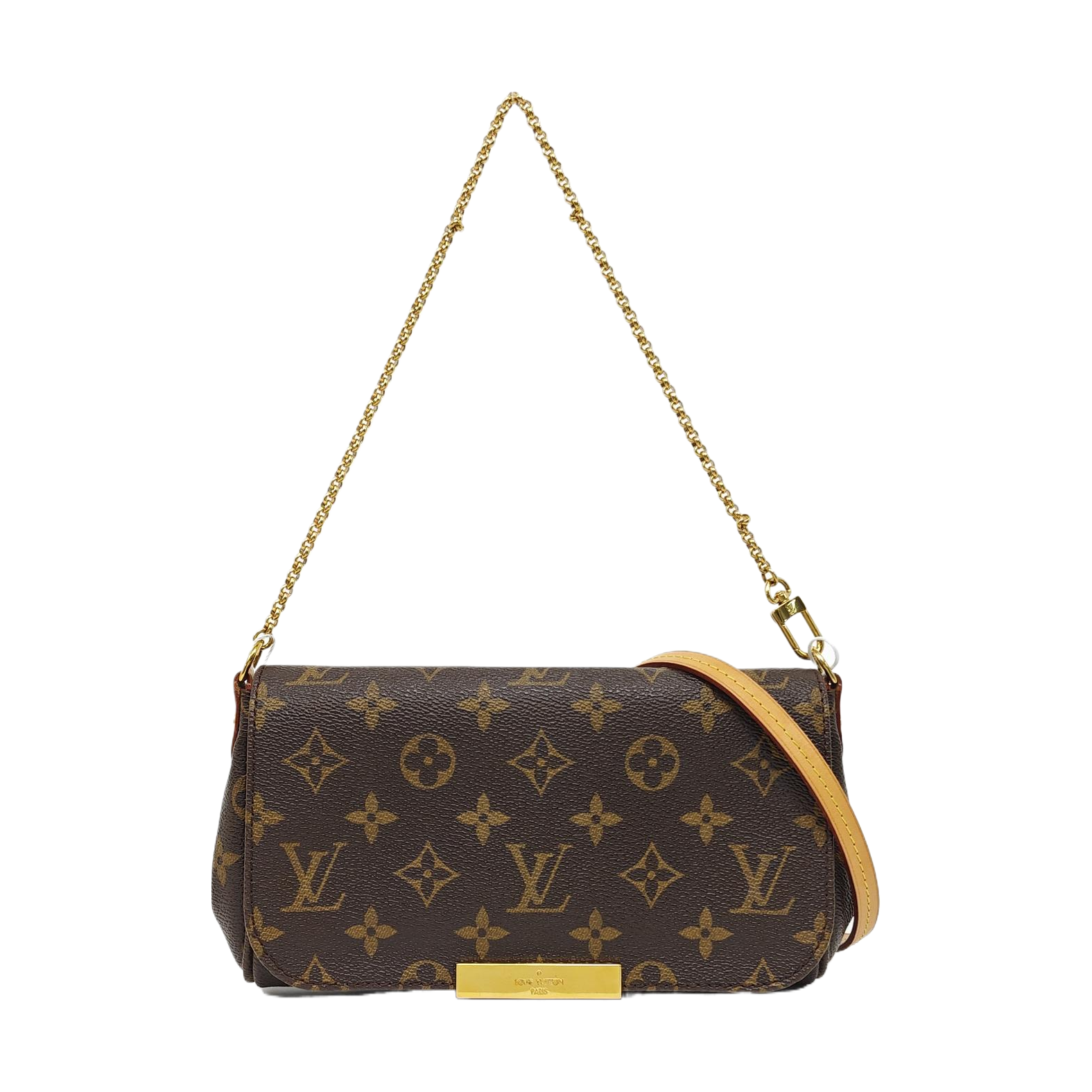 FAVORITE PM Monogram Coated Canvas Brown