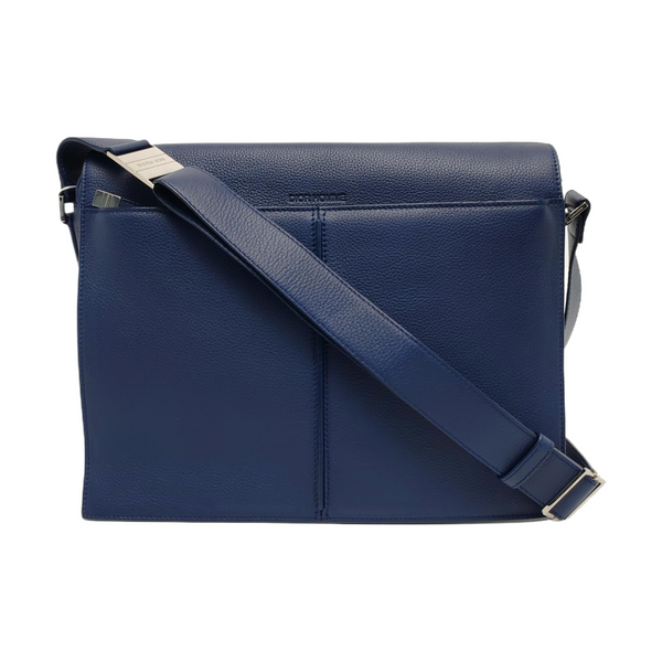 Calfskin Shoulder Bag Blue