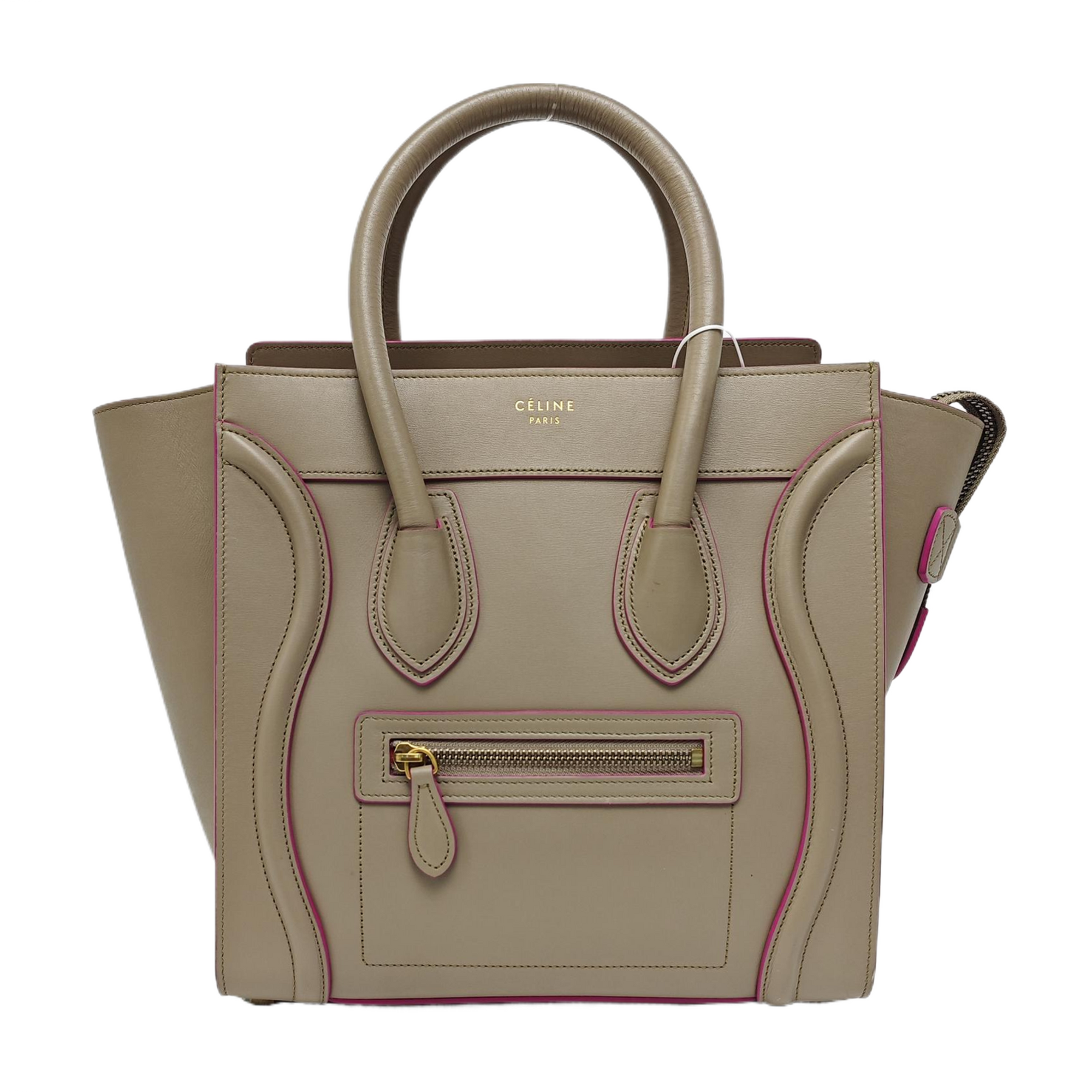LUGGAGE Micro Calfskin Gray