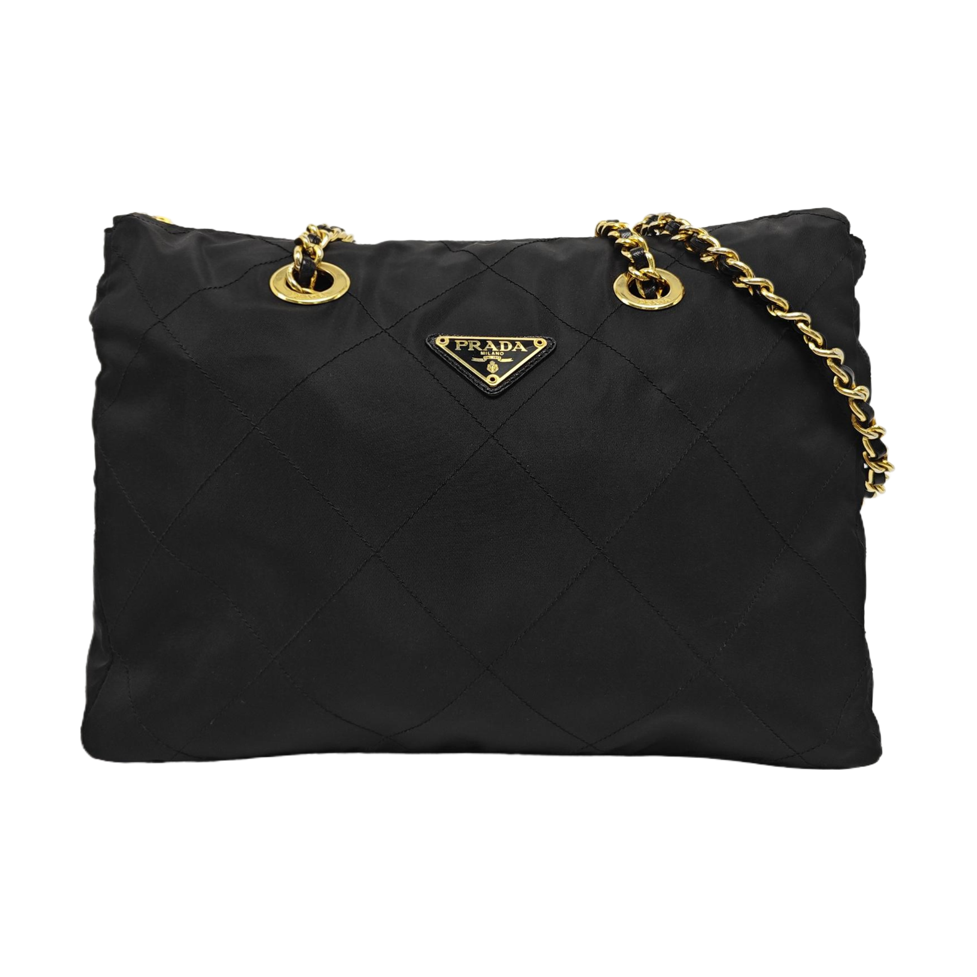 Re-Edition 1995 Chaîne Quilted Nylon Black