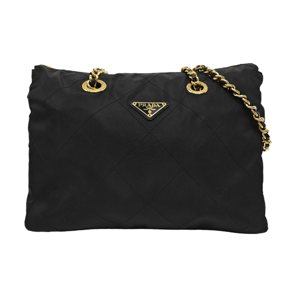 Re-Edition 1995 Chaîne Quilted Nylon Black