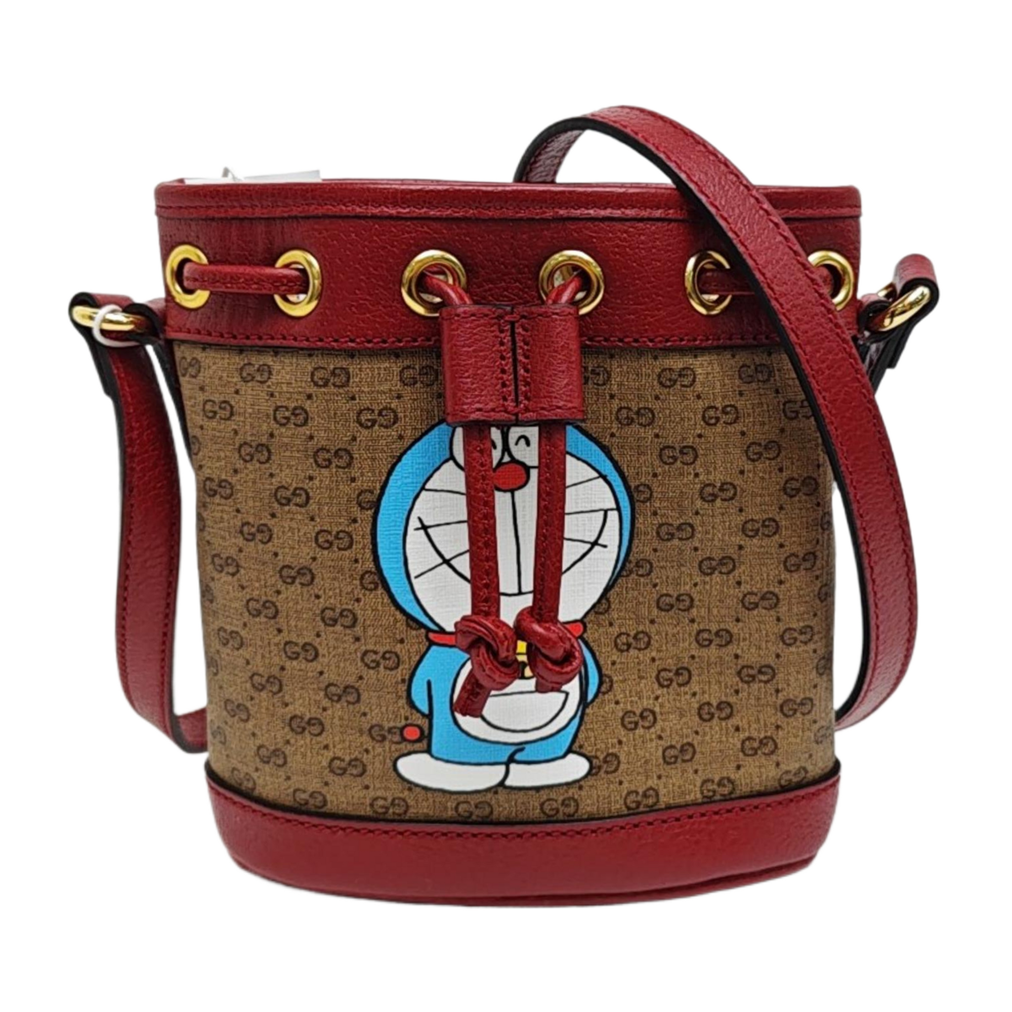 Doraemon X Gucci Mini Monogram Coated Canvas Multicolor