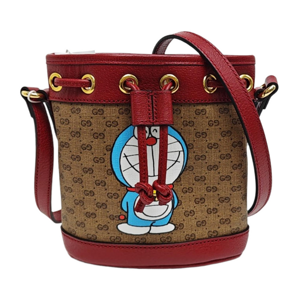 Doraemon X Gucci Mini Monogram Coated Canvas Multicolor