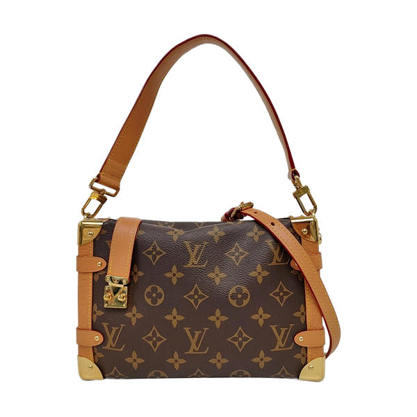 SIDE TRUNK MM Monogram Coated Canvas Brown