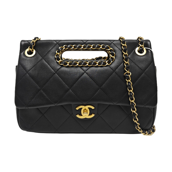 CLASSIC FLAP Jumbo Quilted Lambskin Black
