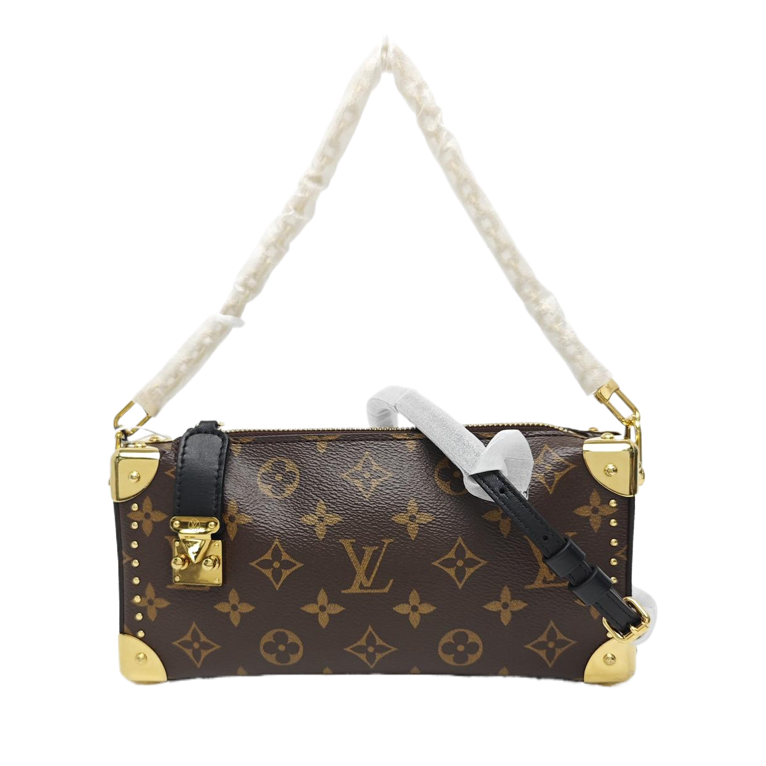 SLIM TRUNK Monogram Coated Canvas Brown