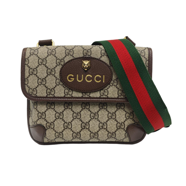 Neo Vintage Small Monogram Coated Canvas Beige