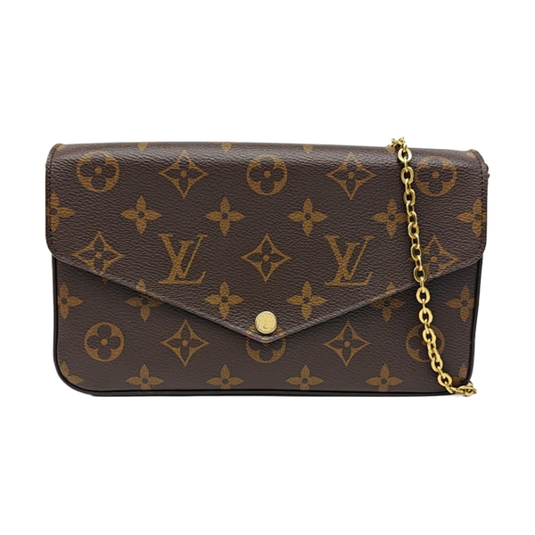 FÉLICIE Monogram Coated Canvas Brown