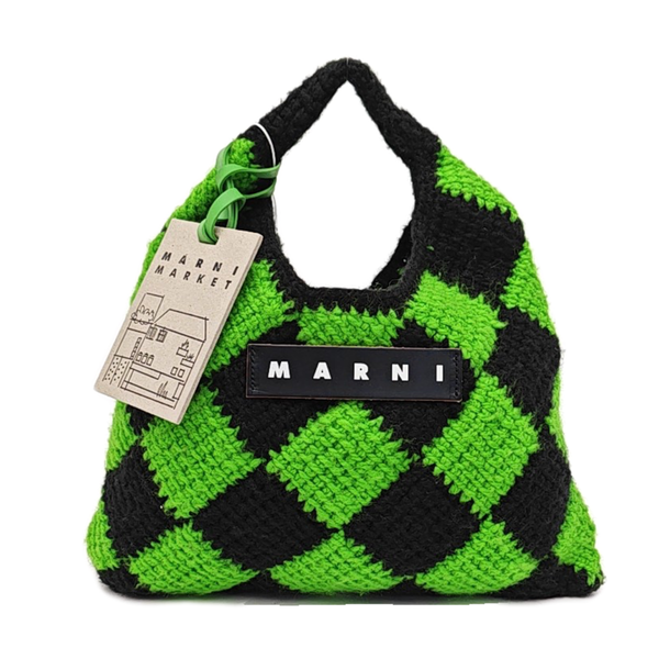 Fabric Top Handle Bag Multicolor