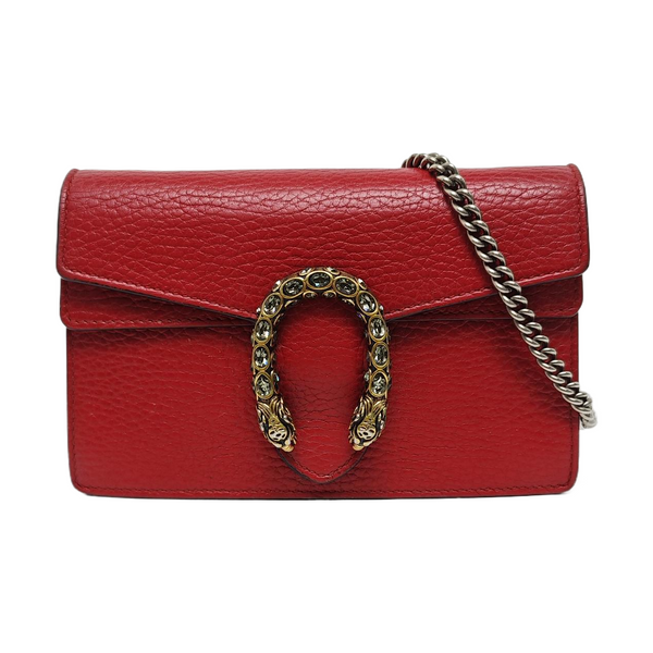Dionysus Super Mini Calfskin Red