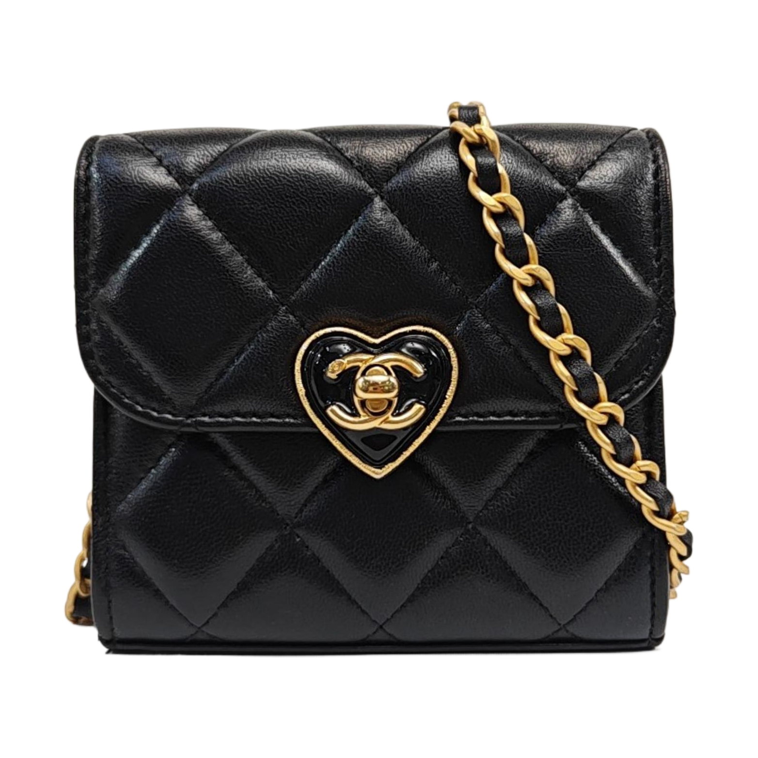 Quilted Lambskin Black