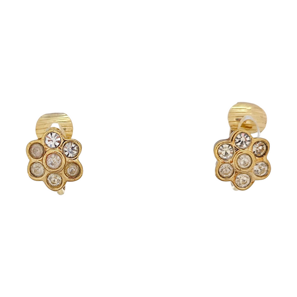 Metal Gold Clip On Earrings