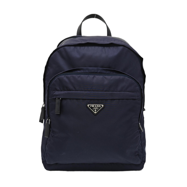 Nylon Backpack Blue